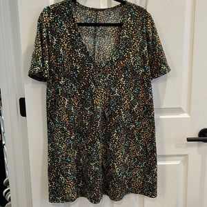 Zara V-neck floral Dress